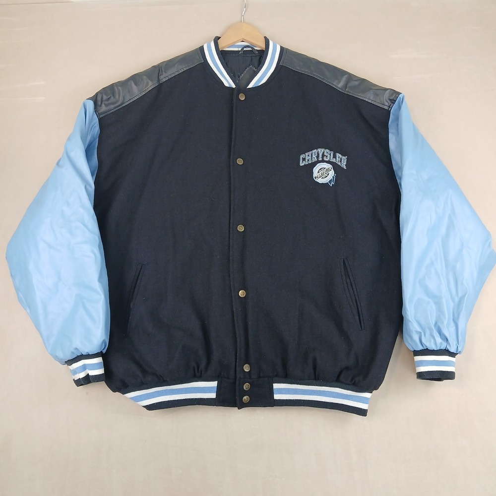 Chrysler XXXL Mens Varsity Jacket‎ Wool Automotive 29x29